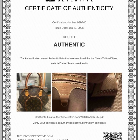 Louis Vuitton Ellipse PM w/COA - Picture 13 of 13
